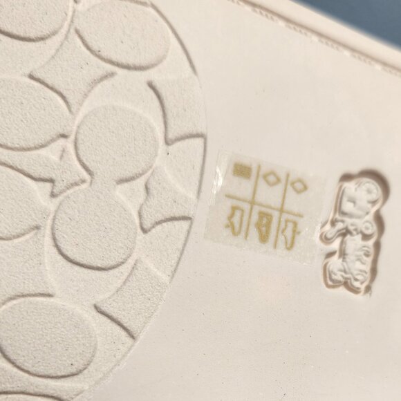 NIB COACH Penelope Signature C Logo Canvas Platform Slide Sandals -VARIOUS - Picture 8 of 8